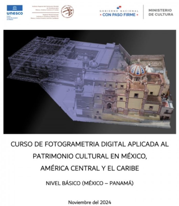 The Digital Photogrammetry Course applied to Cultural Heritage for Mexico and Panama has begun, Basic Level, 2024, online modality