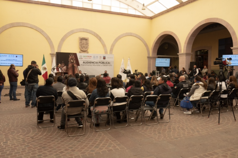 Public Hearing: World Heritage and Development. Zacatecas